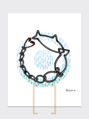 The big fish eats the small one