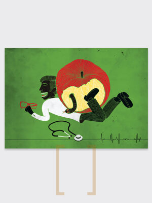 Αn apple a day keeps the doctor away - Poster